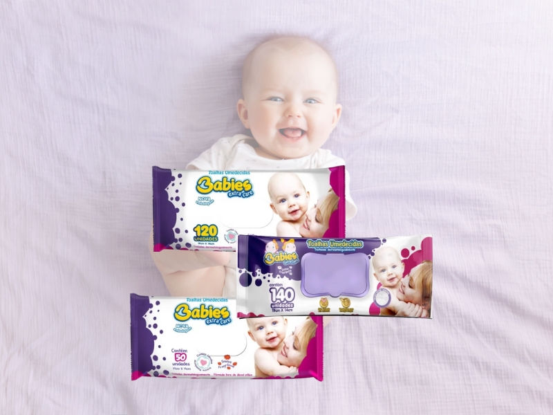 Lenço Umedecido Bebê